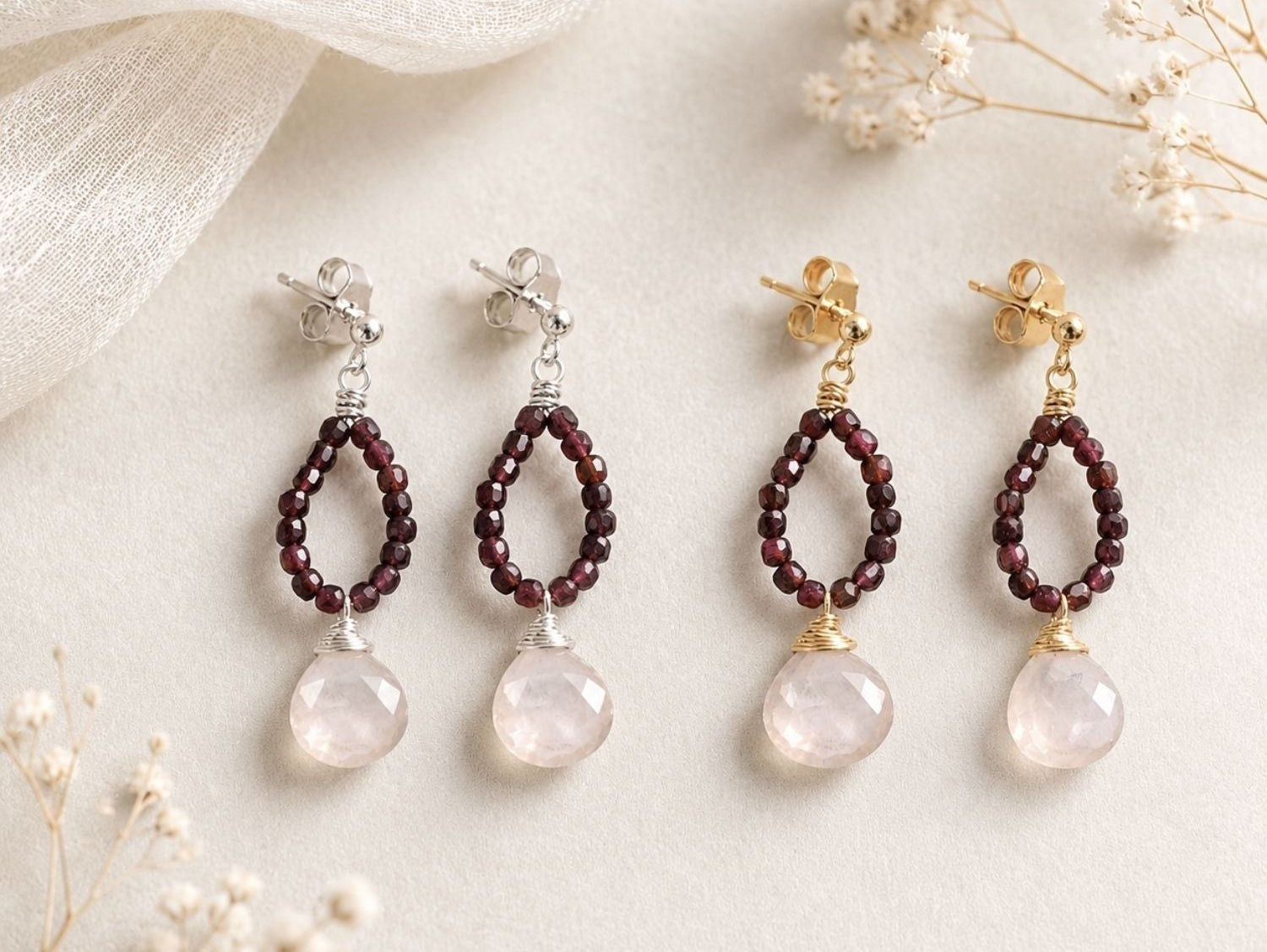 Bordeaux rood combineren met sieraden: zo draag je deze trendkleur