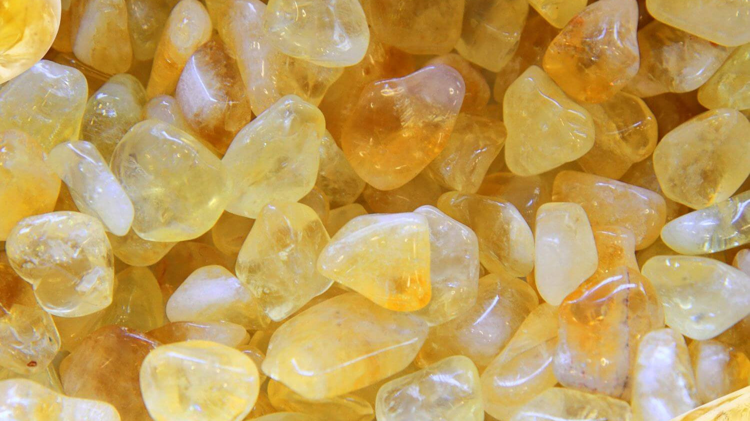 citrien in handgemaakte sieraden, geboortesteen van november