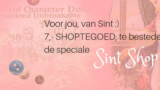 Cadeautje van de sint shoptegoed