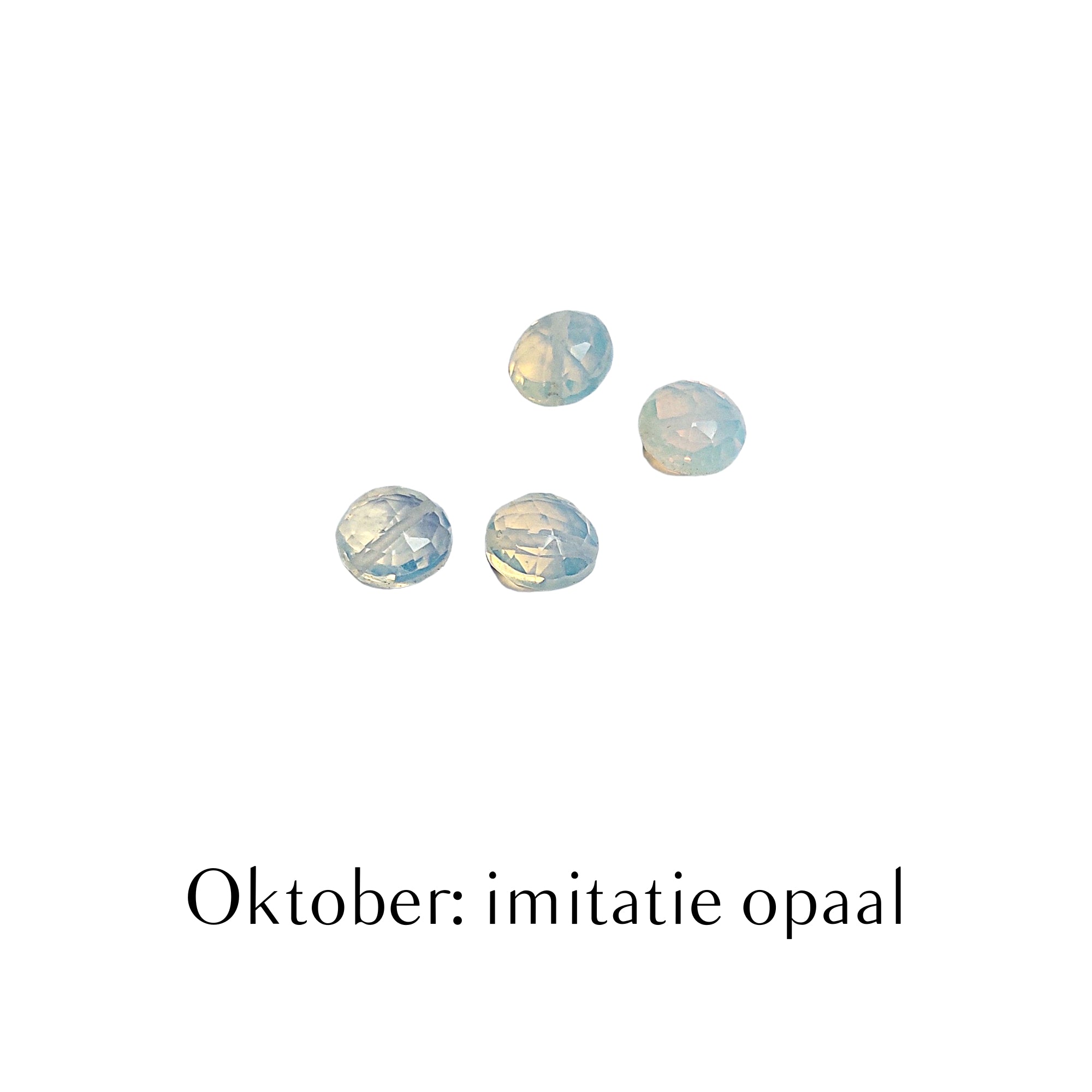 Geboortesteen bedel armband - Jewels with Flair