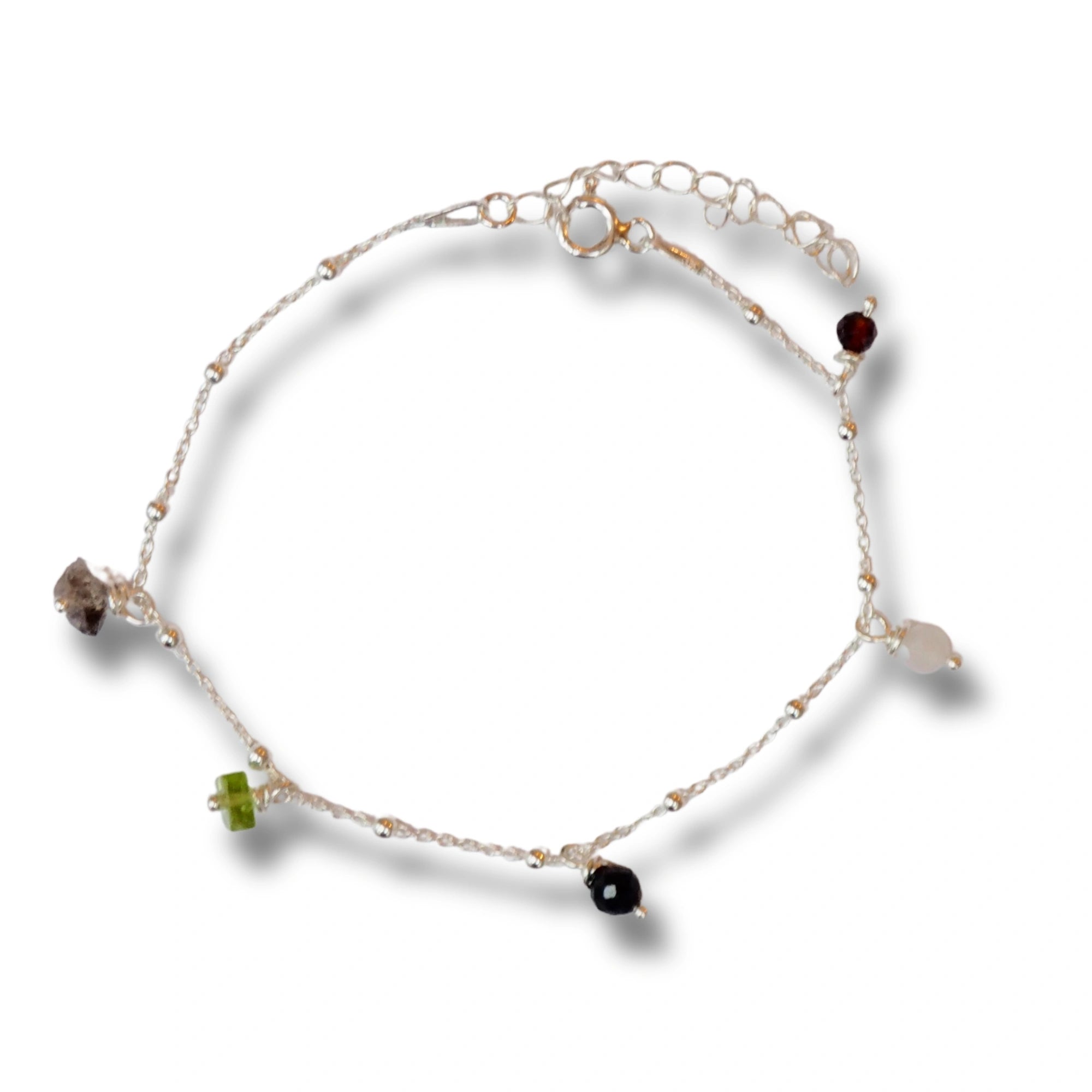 Geboortesteen bedel armband - Jewels with Flair