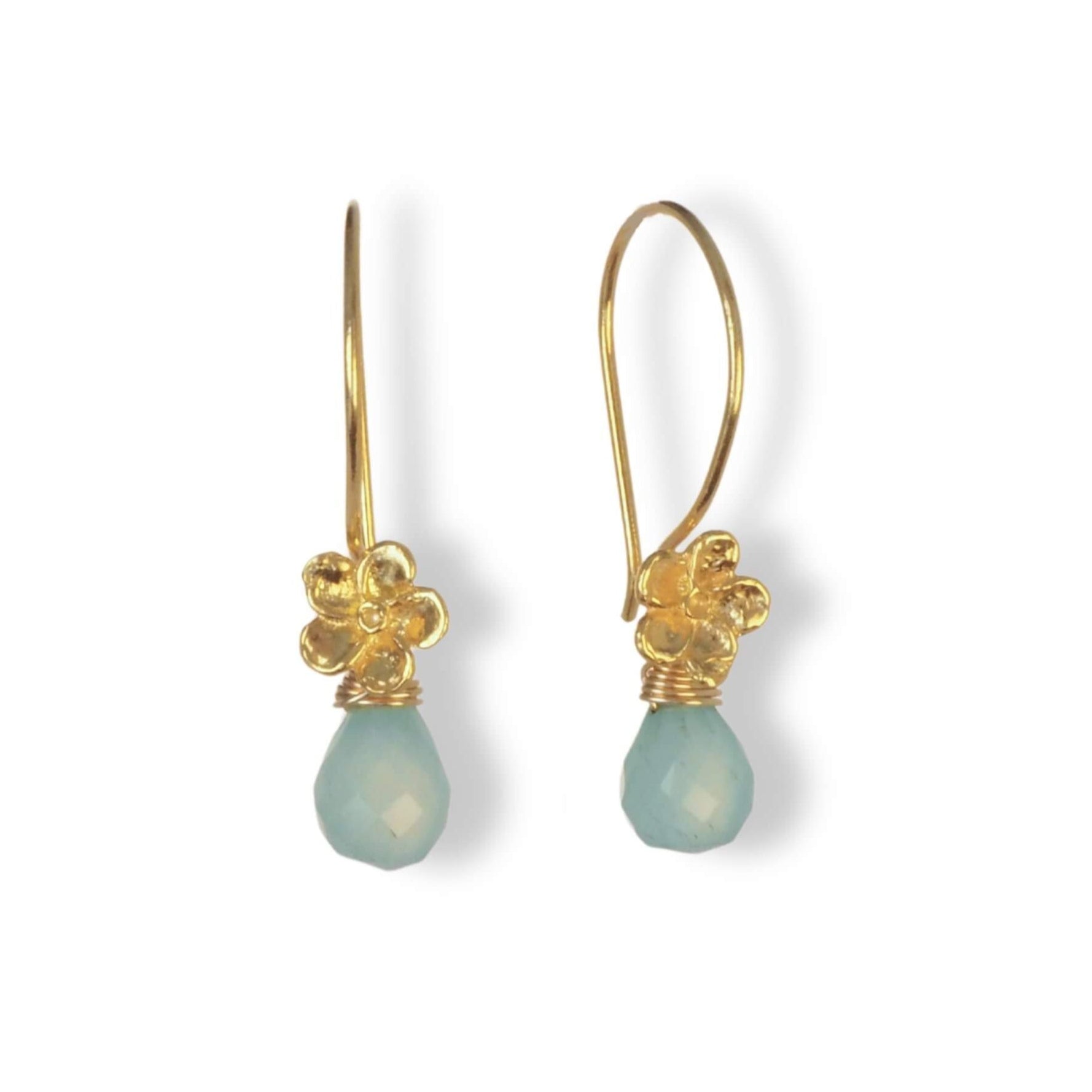 Bloemoorbellen chalcedoon bauw