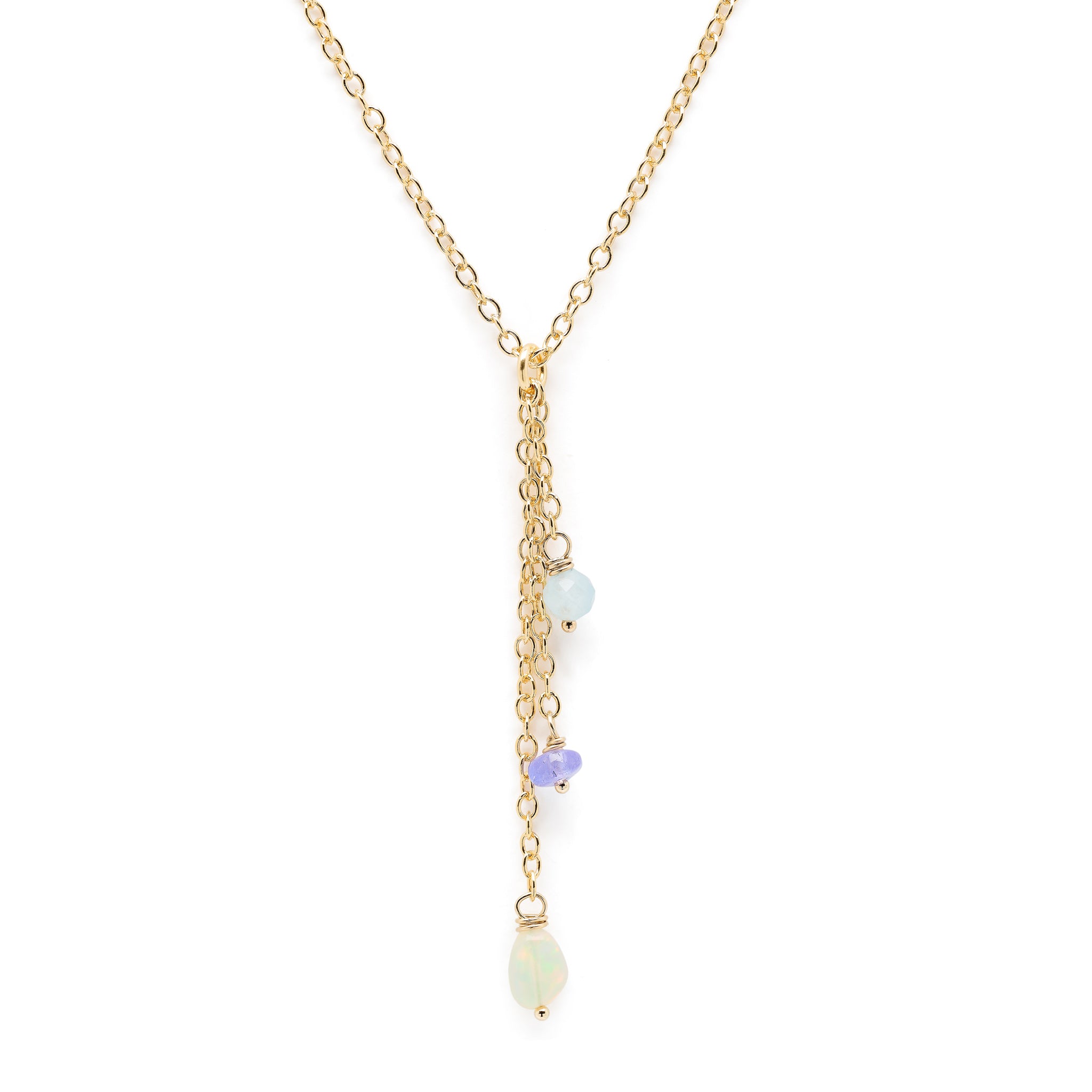 Geboortesteen ketting; custom made buirthstone necklace