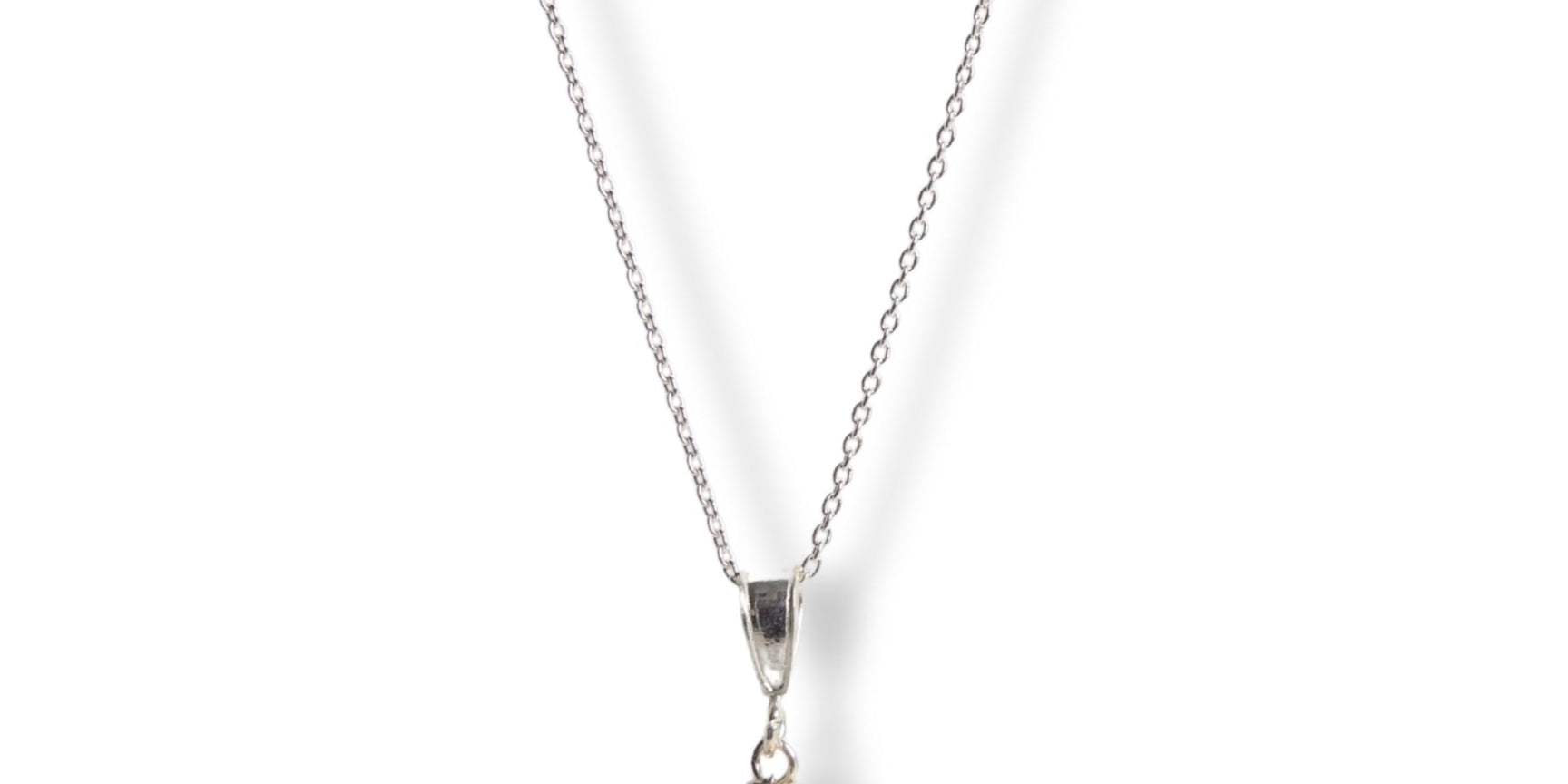 Halsketting met rozenkwarts hanger, de steen van de liefde