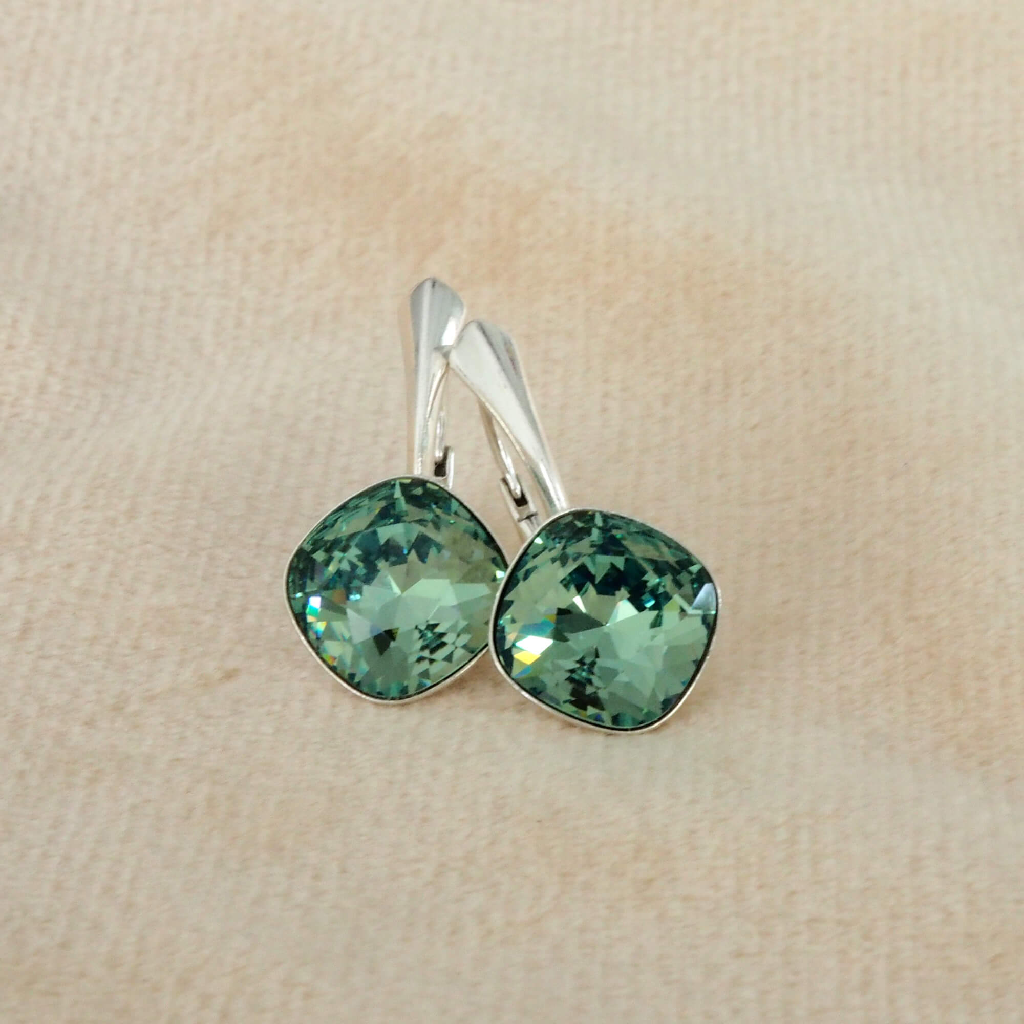 oorbellen Swarovski groen