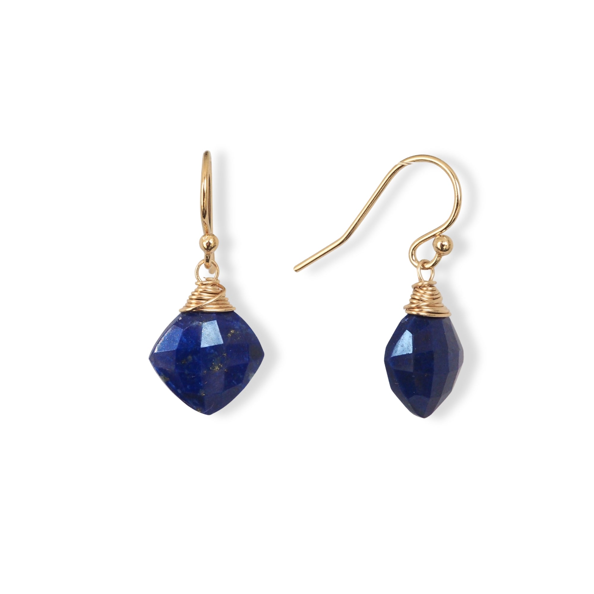 Oorbellen edelsteen lapis lazuli Oorbellen - Jewels with Flair