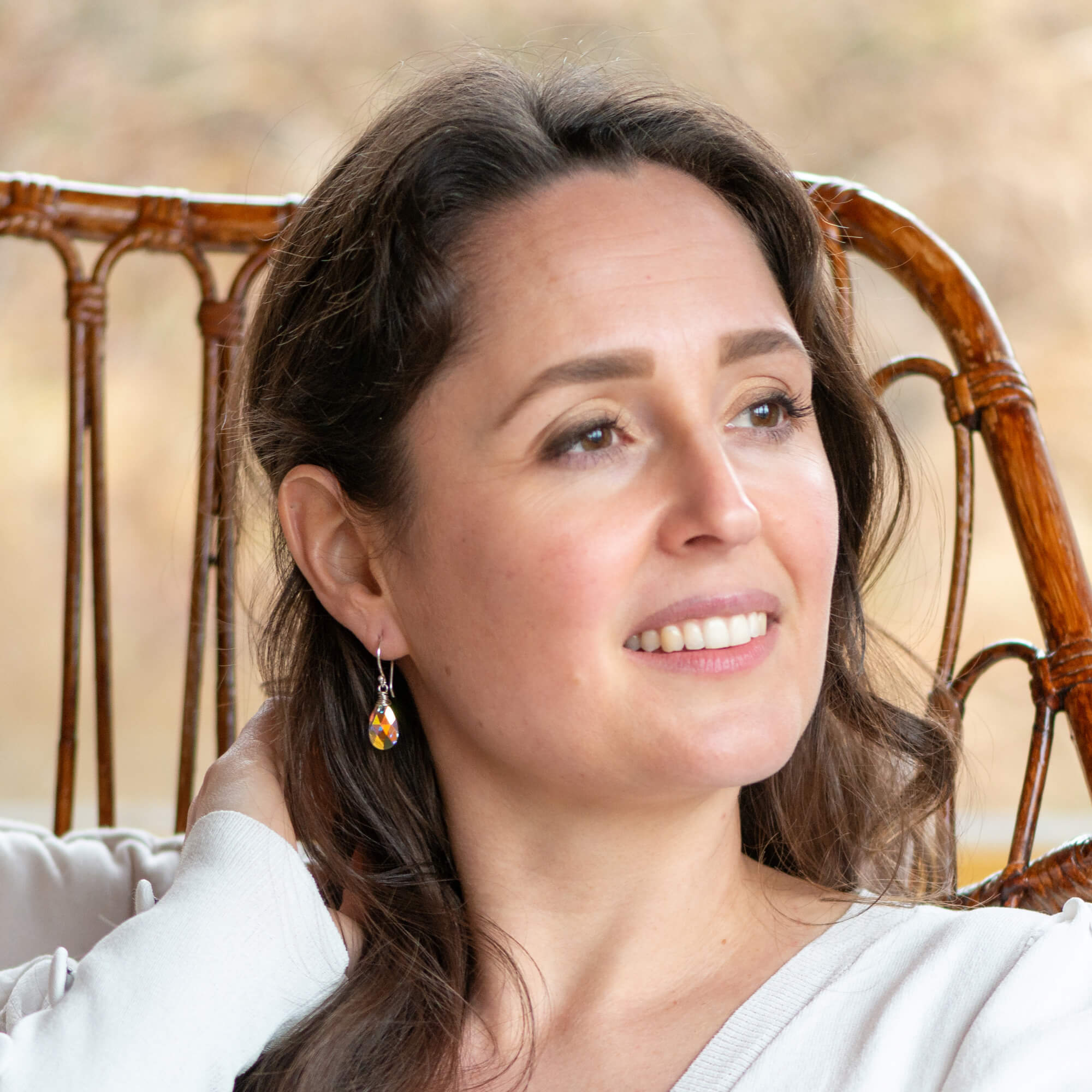 Schitterende oorbellen glaskristal druppels - licht groen Oorbellen - Jewels with Flair