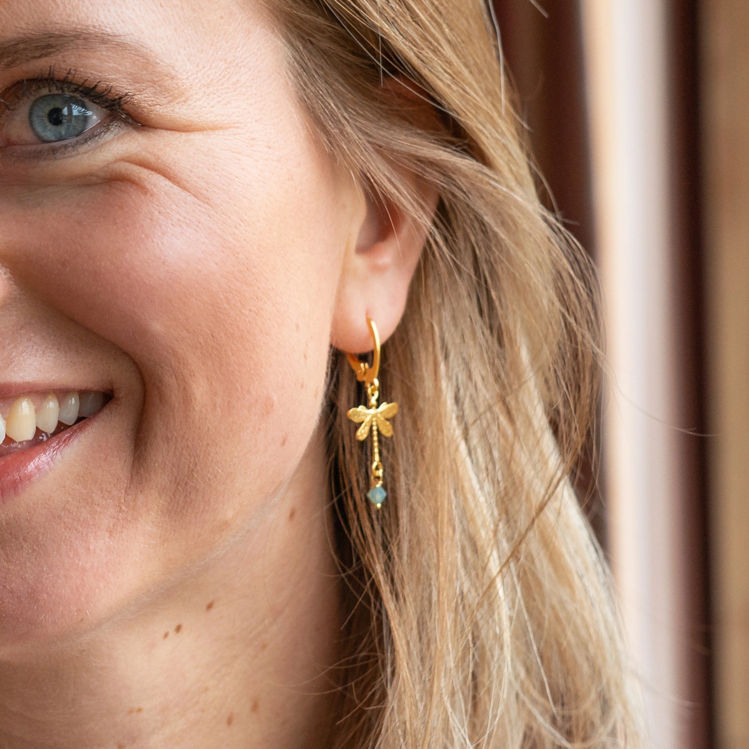 oorbellen met libellen