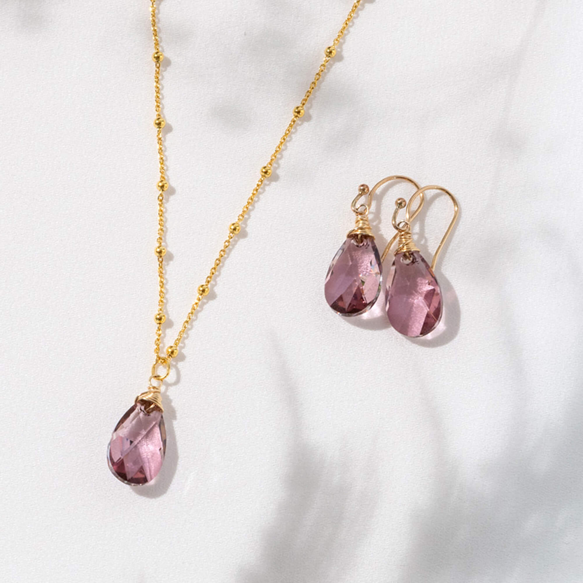 Halsketting met Swarovski Hanger - meerdere kleuren Halsketting - Jewels with Flair