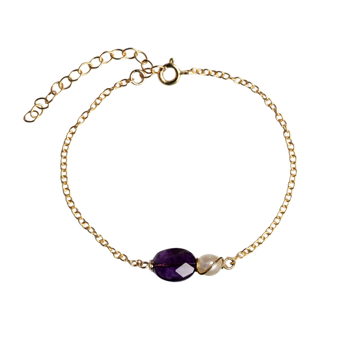 Armband met zoetwaterparels