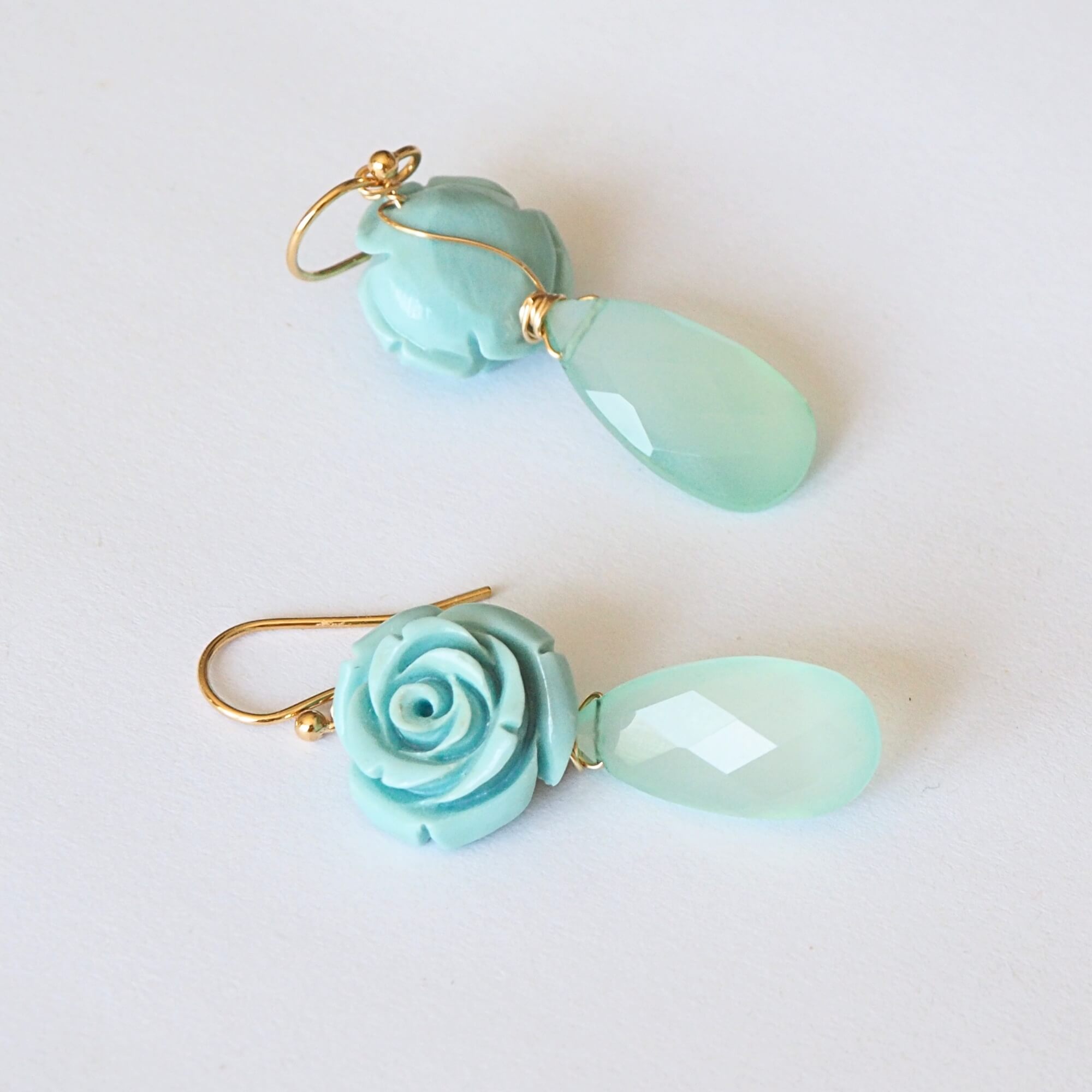 Bloemoorbellen chalcedoon pegels