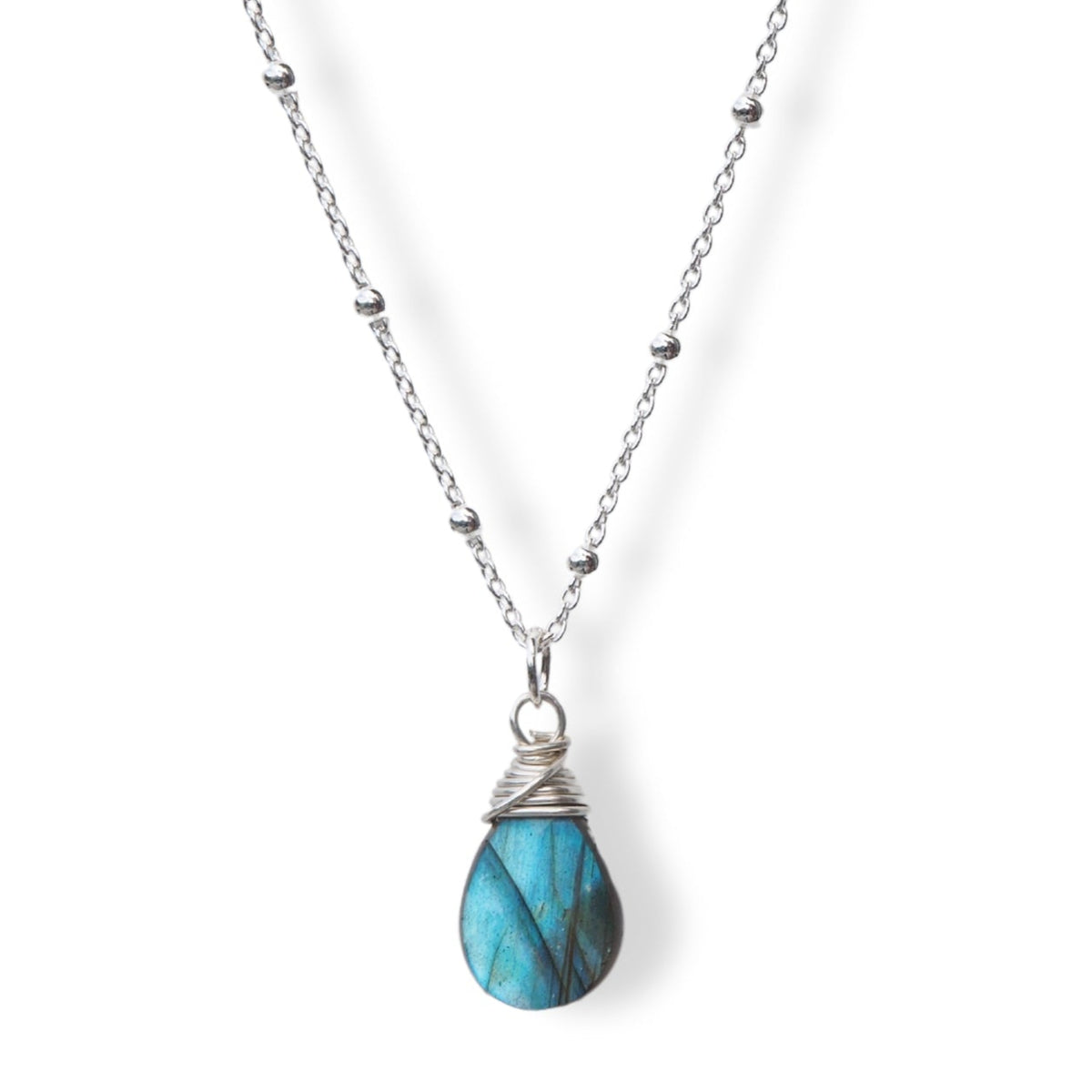 COAI Dameshalsketting met natuurstenen, halsketting van 925 sterling COAI Dameshalsketting met natuurstenen, halsketting van 925 sterling