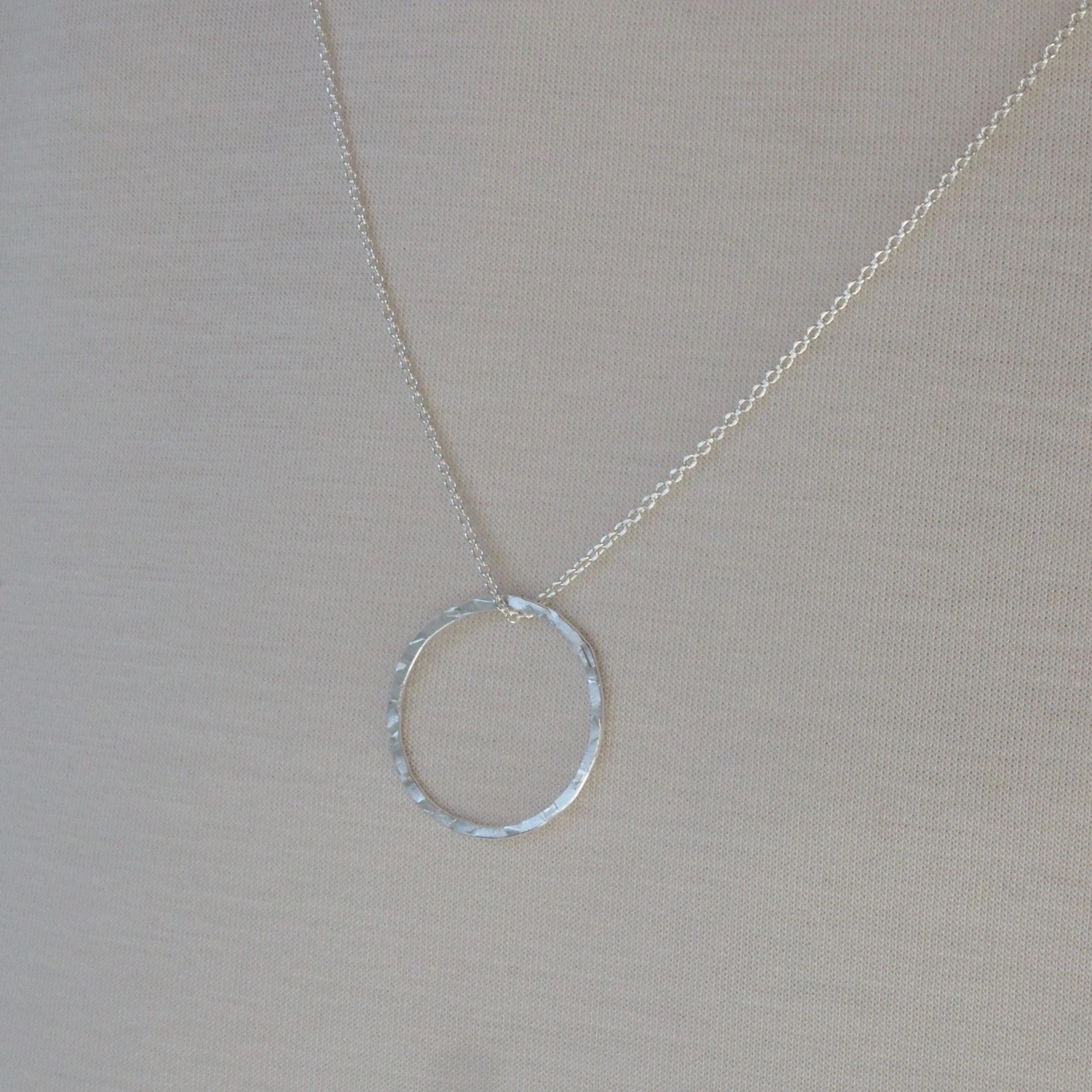 halsketting cirkel hanger