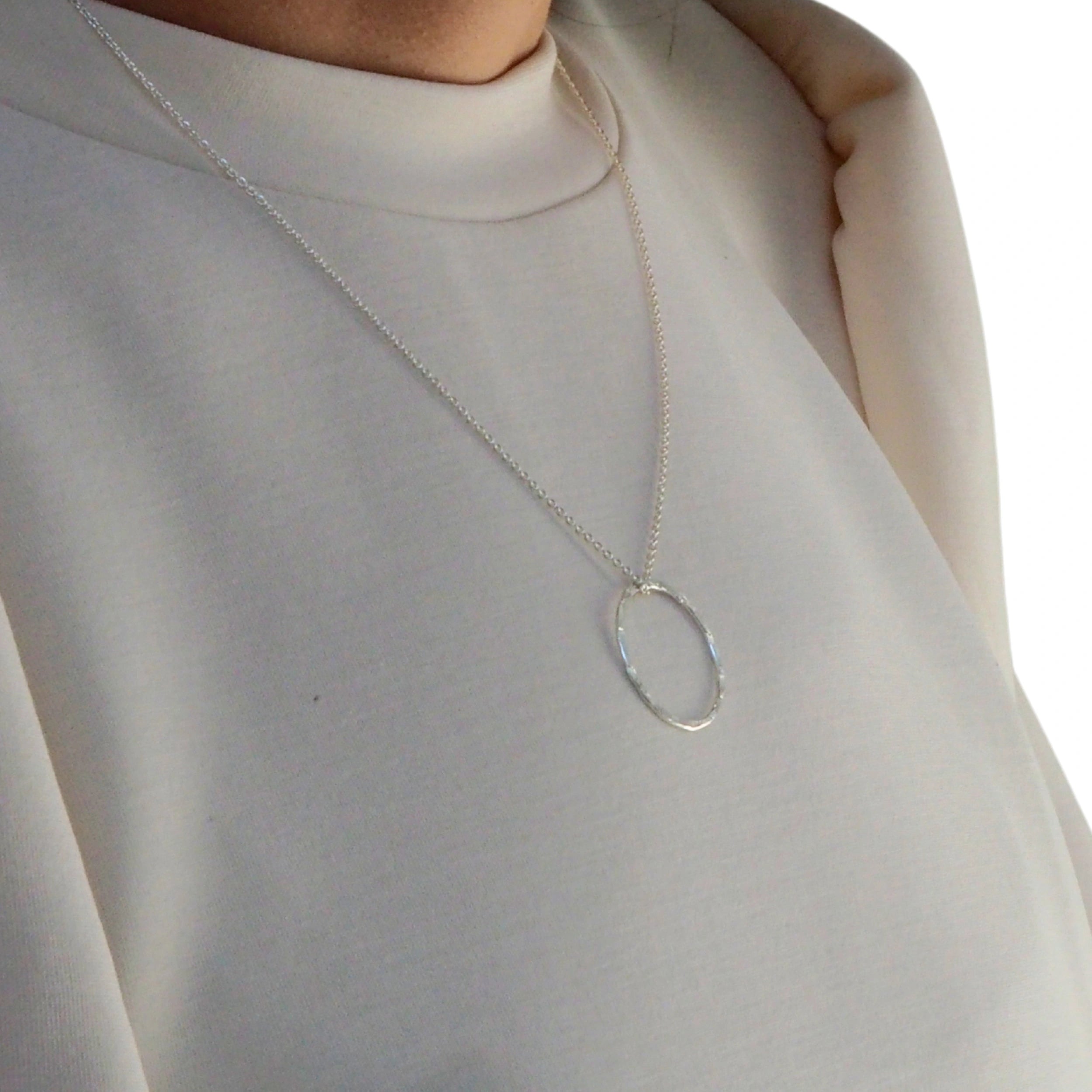 halsketting cirkel hanger