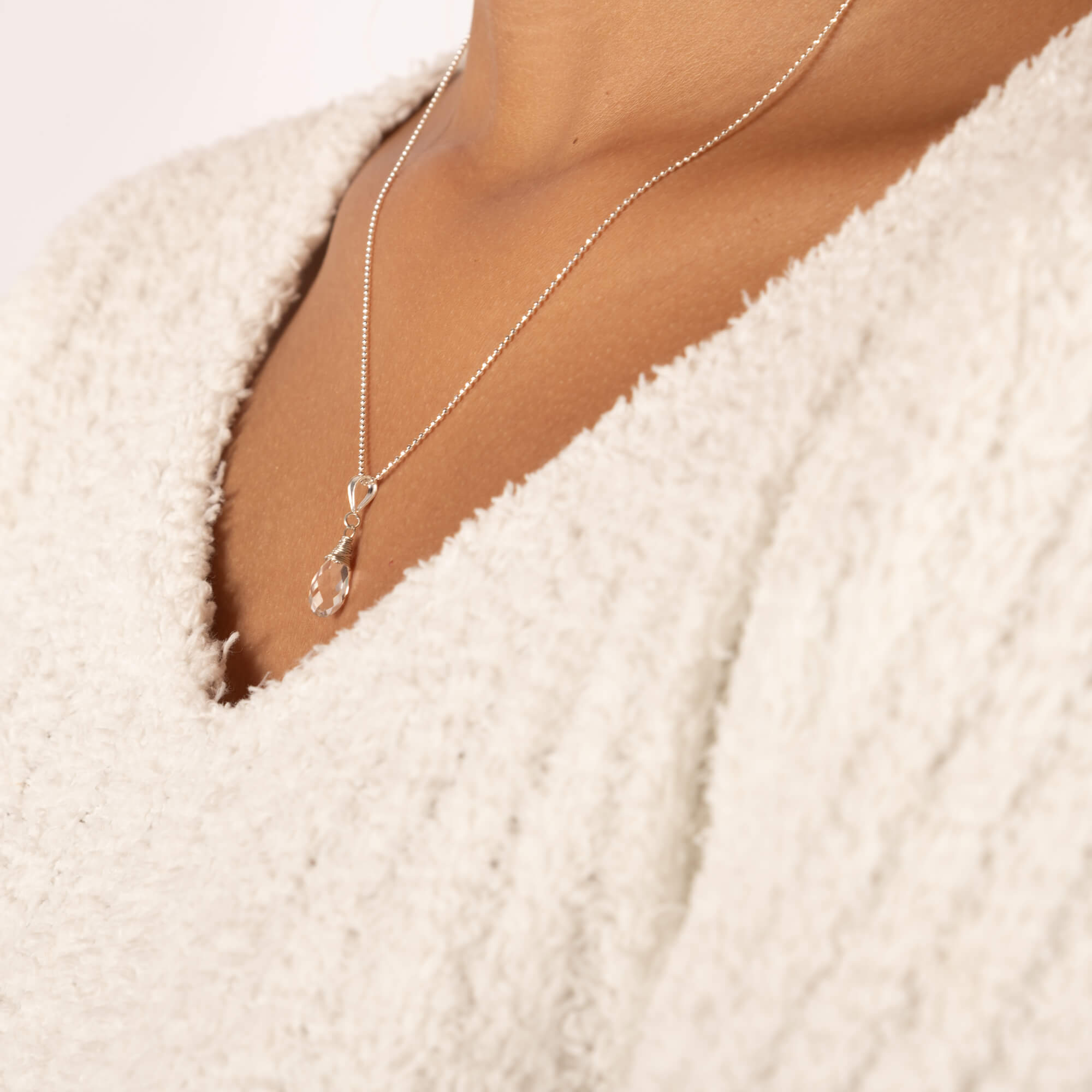 Korte Oorbellen met Facet Geslepen Swarovski Kristallen Oorbellen - Jewels with Flair