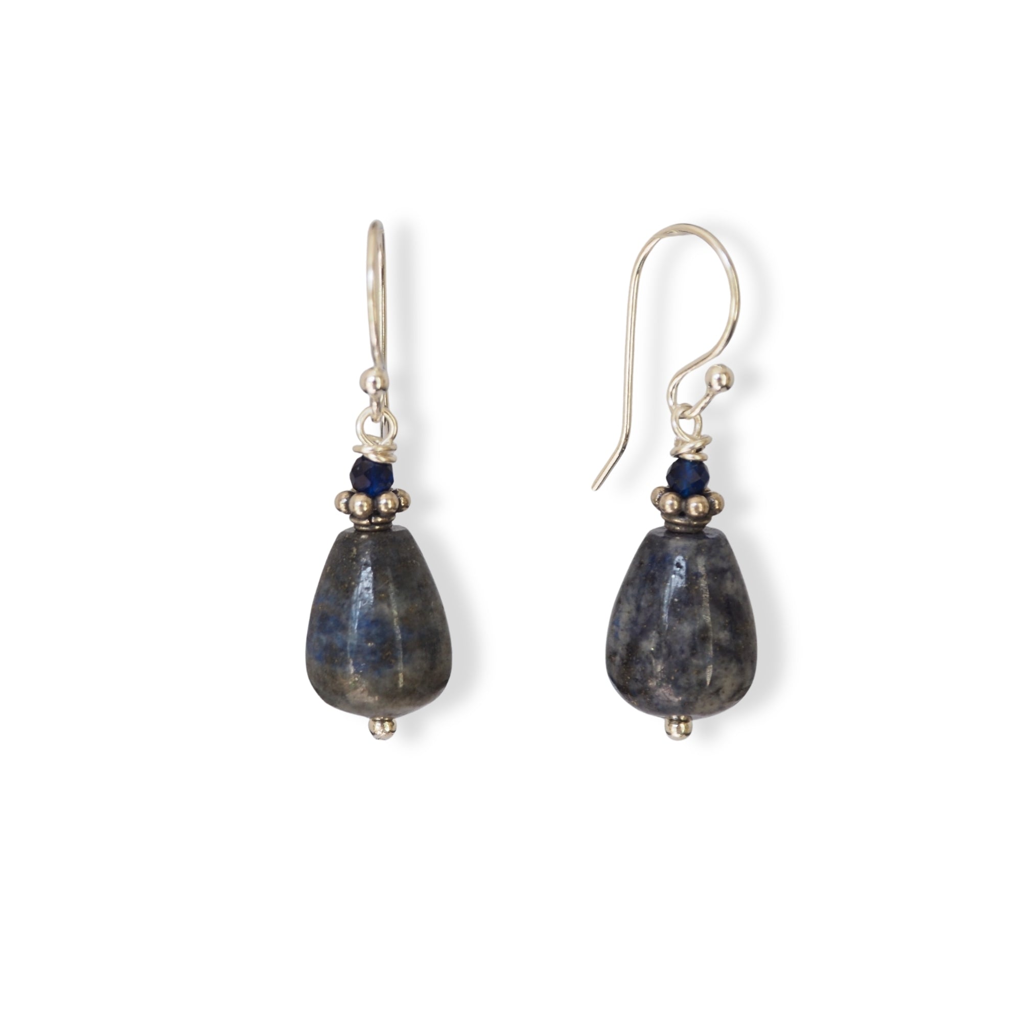 oorbellen edelsteen lapis lazuli druppels
