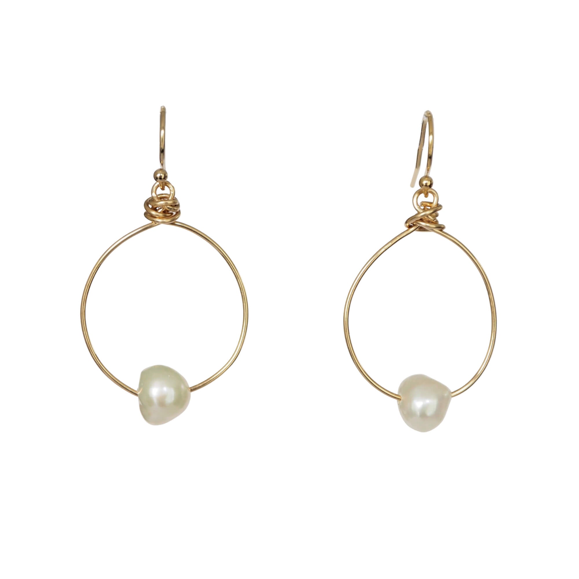 Unieke chandelier oorbellen met zoetwaterparels Oorbellen - Jewels with Flair