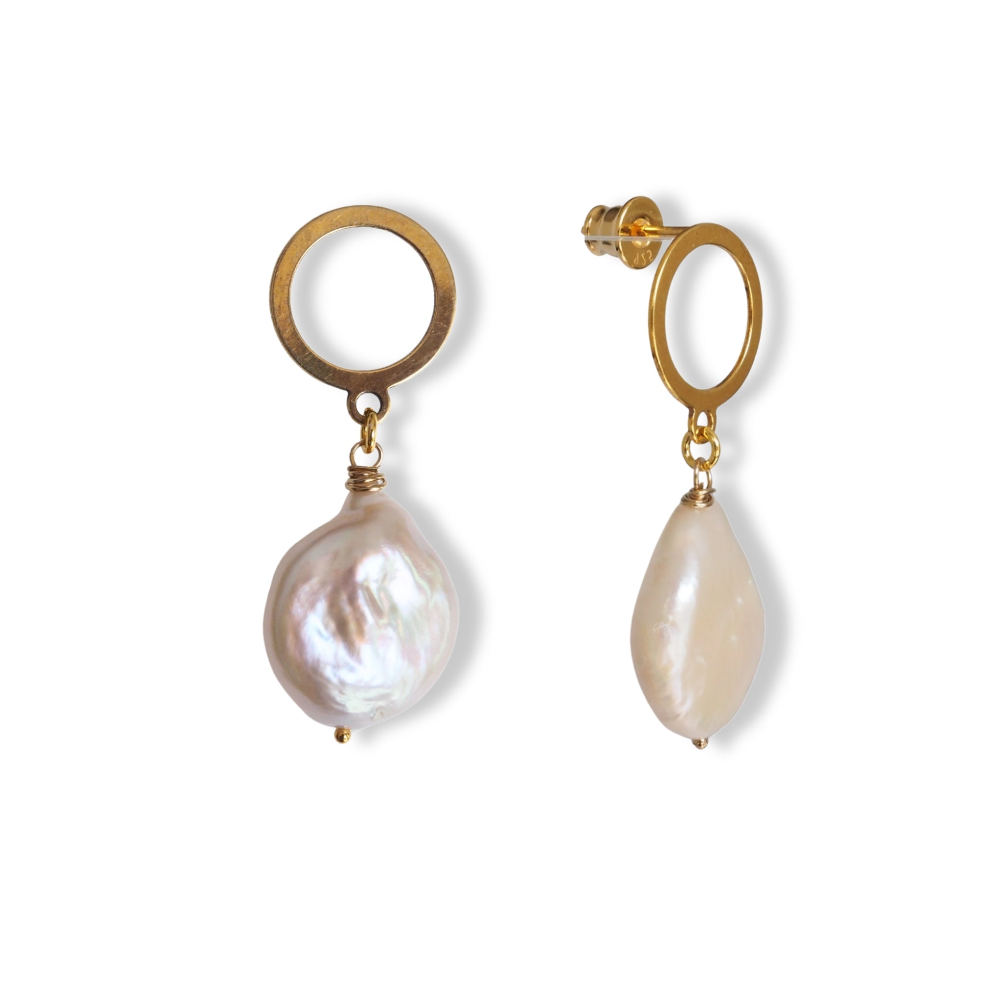 oorbellen barok parels