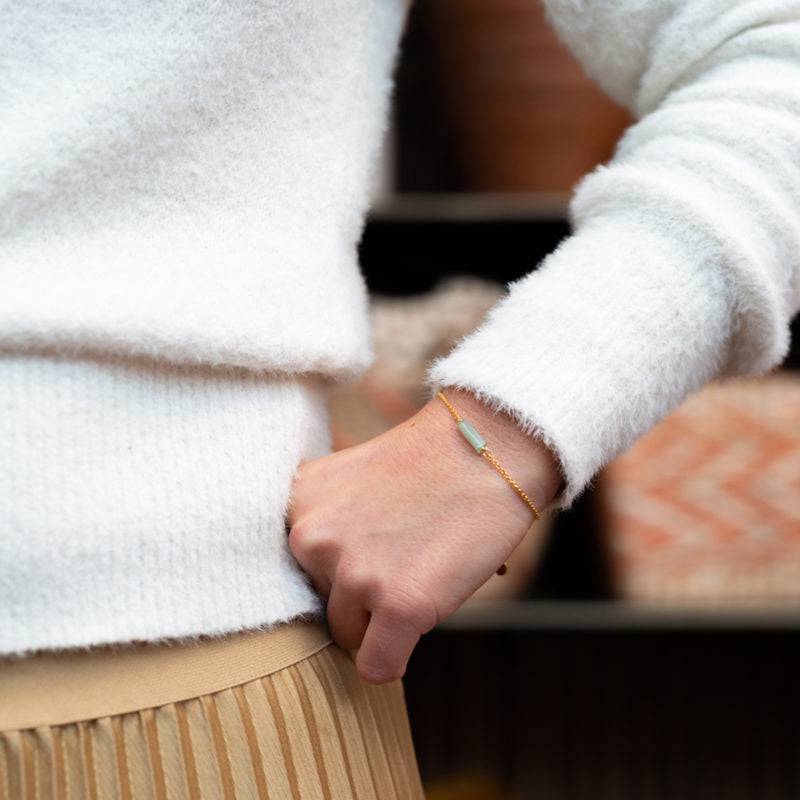 Ketting aventurijn tube