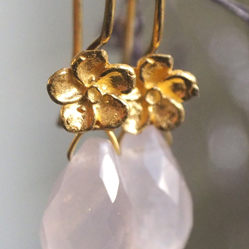 Bloemoorbellen rozenkwarts