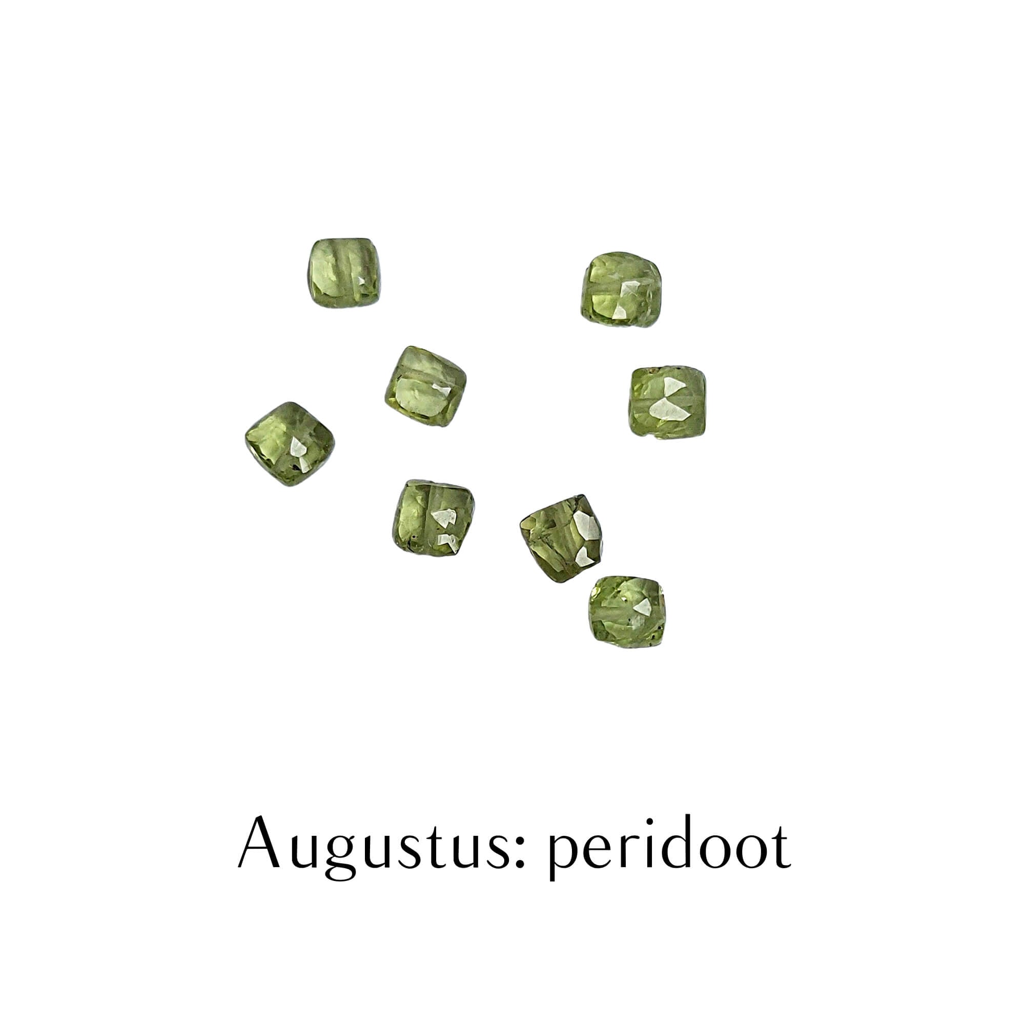 Geboortesteen peridoot: keuze voor de maand augustus om een maatwerk geboortesteen armband samen te stellen