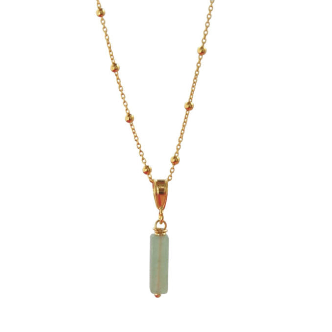 ketting aventurijn tube