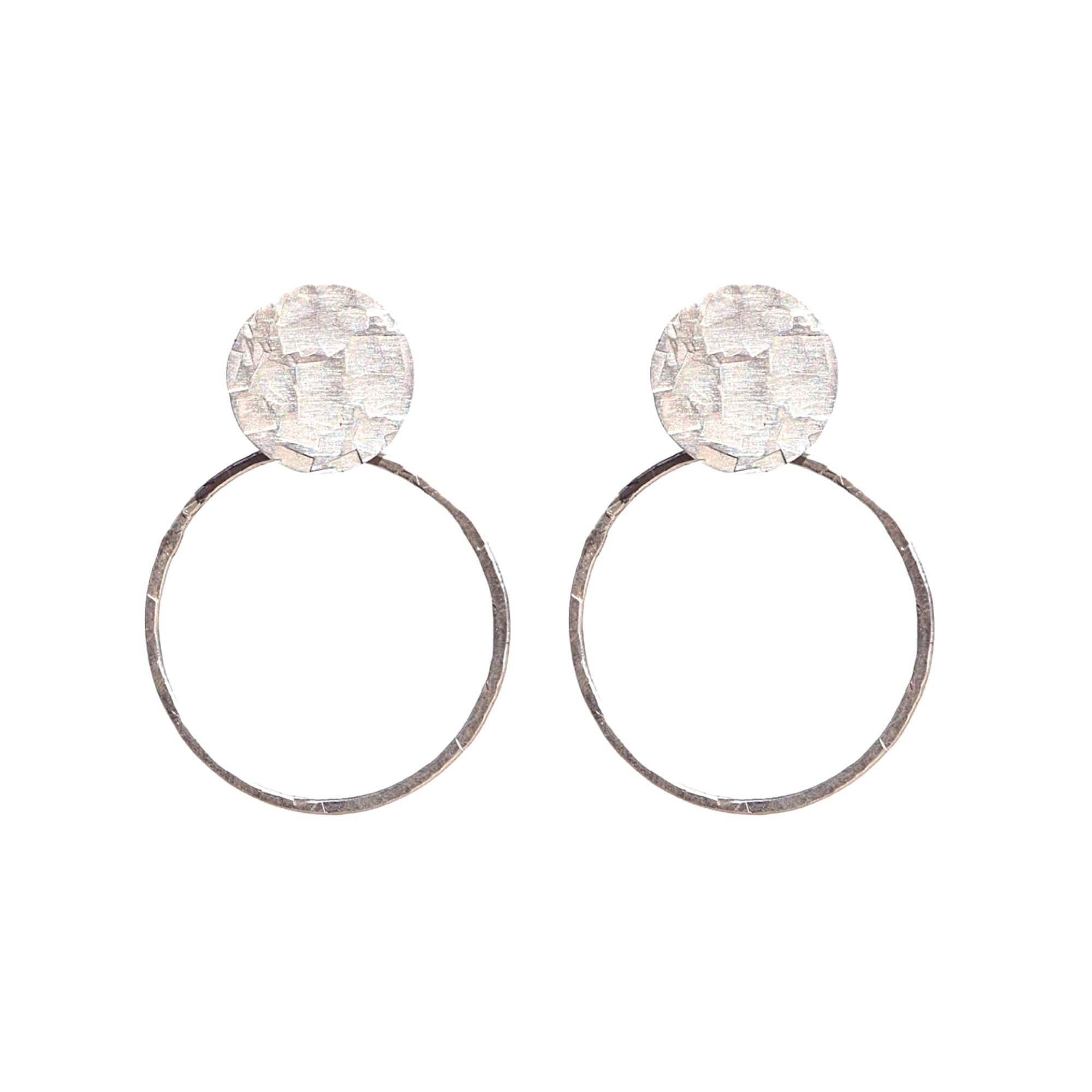 Statement oorbellen in zilver, bijzondere oorbellen in sterling zilver 925