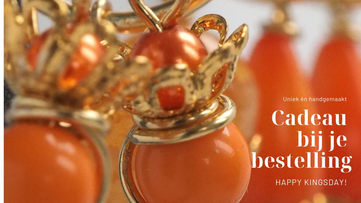 oranje oorbellen koningsdag