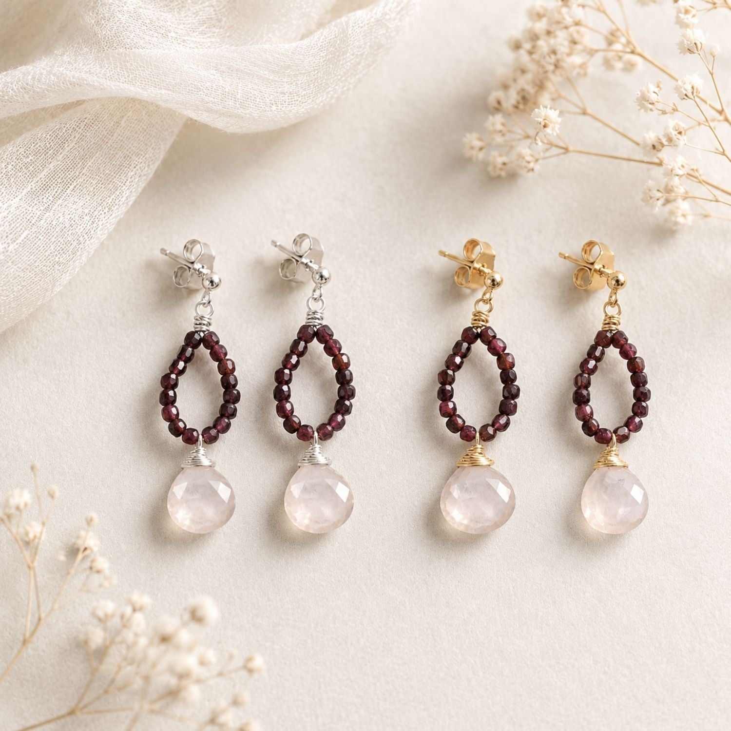 Bordeaux rood combineren met sieraden: zo draag je deze trendkleur