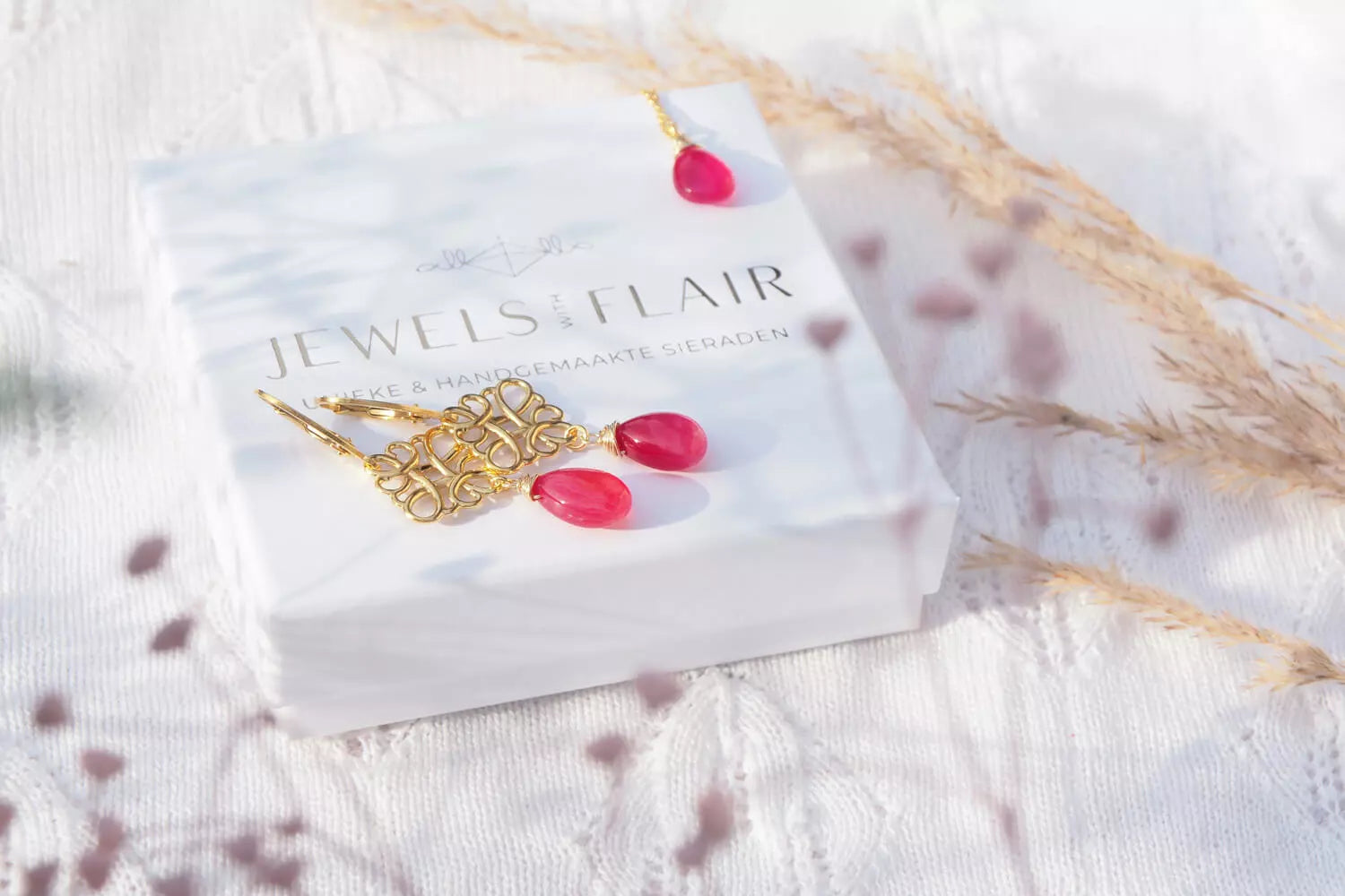 Bohemian oorbellen , bo-ho style sieraden