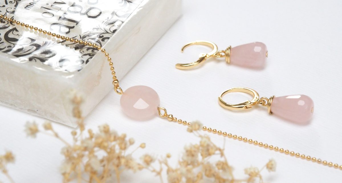 rozenkwarts sieraden