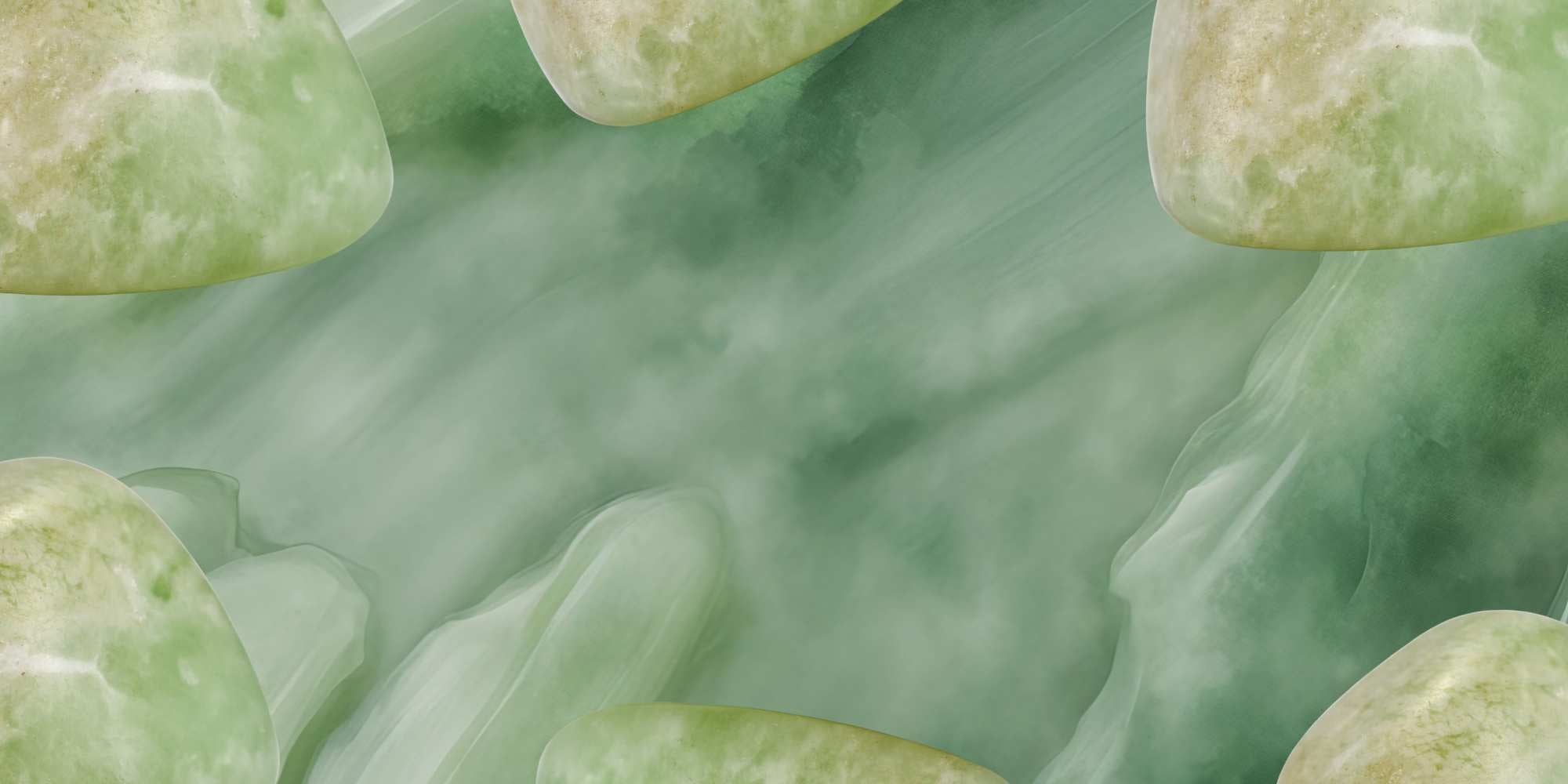 Jade edelsteen in handgemaakte sieraden