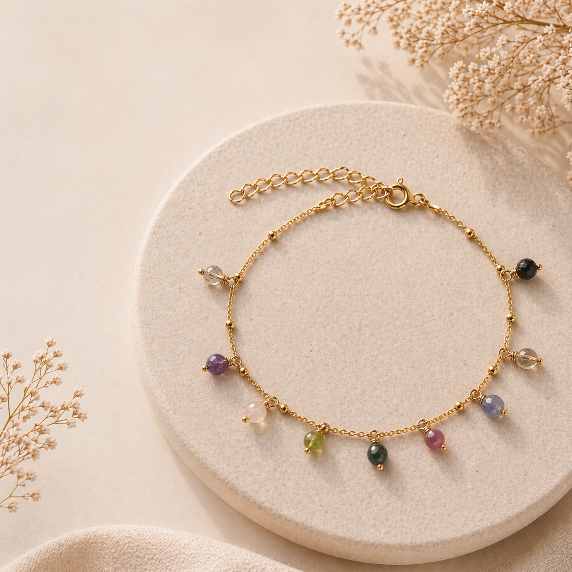 Geboortesteen bedel armband | Jewels with Flair