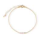 minimalistische armband rozenkwarts