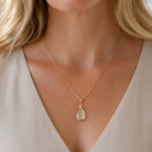 Ketting edelsteen citrien