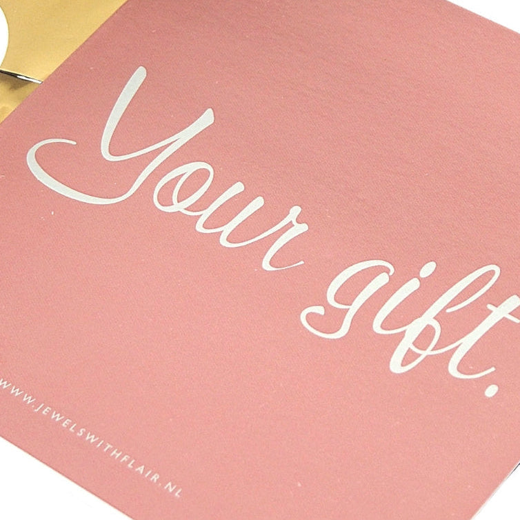 Cadeaubon verjaard handgemaakte sieraden