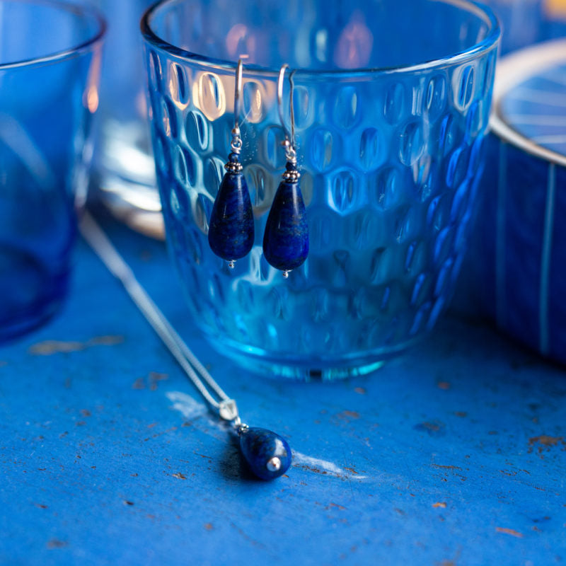 sieradenset lapis lazuli